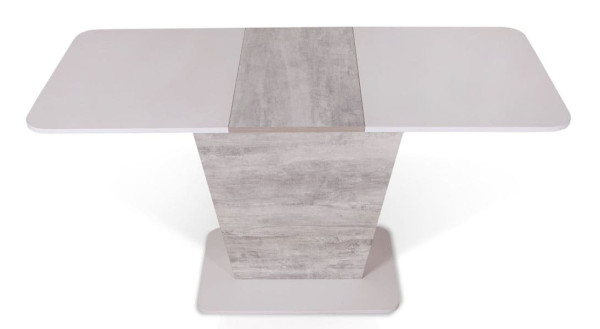 Розкладний обідній стіл Мікс-меблі Спарк Білий/Урбан лайт-1