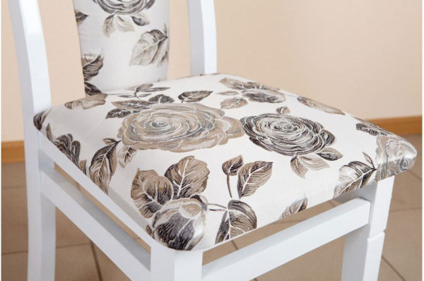 Стілець Мікс-меблі Чумак-2 Білий Троянда-1