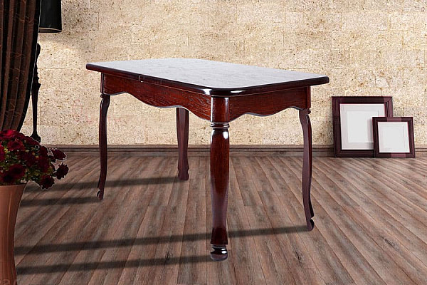 Раскладной обеденный cтол Микс-мебель Гаити Каштан-0