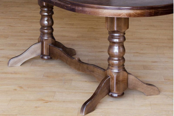 Раскладной обеденный cтол Микс-мебель Говерла Темный орех-2