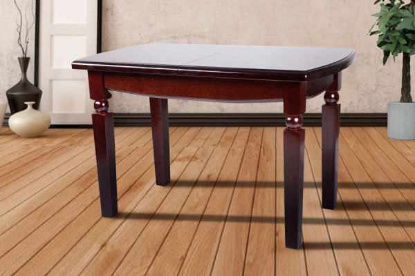 Раскладной обеденный cтол Микс-мебель Кайман Каштан-0