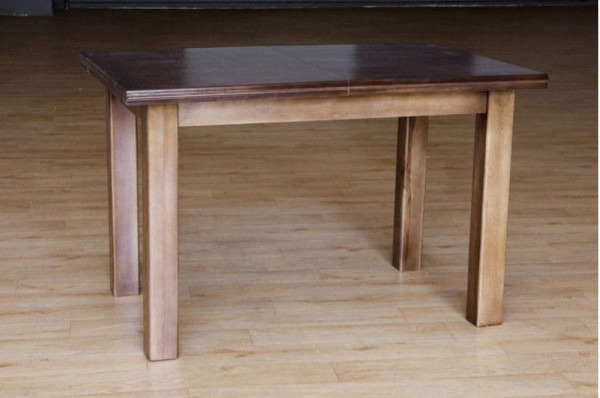 Раскладной обеденный cтол Микс-мебель Петрос Темный орех-1