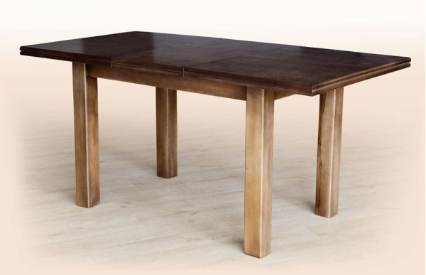 Раскладной обеденный cтол Микс-мебель Петрос Темный орех-0