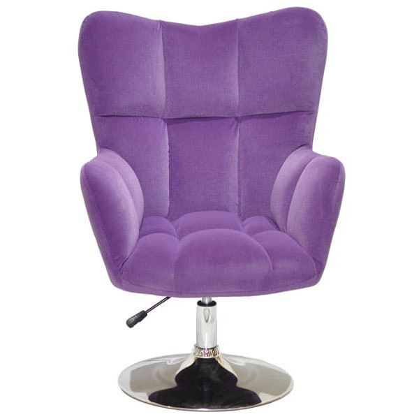 Кресло Onder Mebli OLIVER CH-BASE Пурпур B-1013 Бархат-0