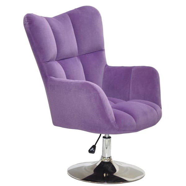 Кресло Onder Mebli OLIVER CH-BASE Пурпур B-1013 Бархат-1