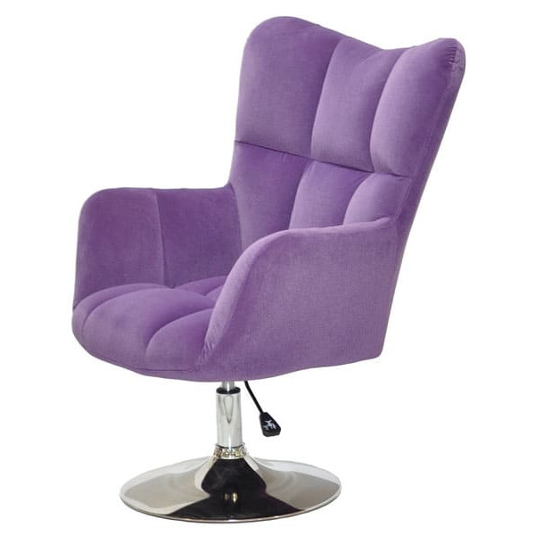 Кресло Onder Mebli OLIVER CH-BASE Пурпур B-1013 Бархат-2