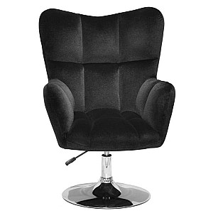 Крісло Onder Mebli OLIVER CH-BASE Чорний B-1011 Оксамит