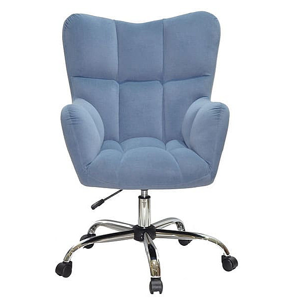Крісло Onder Mebli OLIVER CH-Office Синій B-1028 Оксамит-0