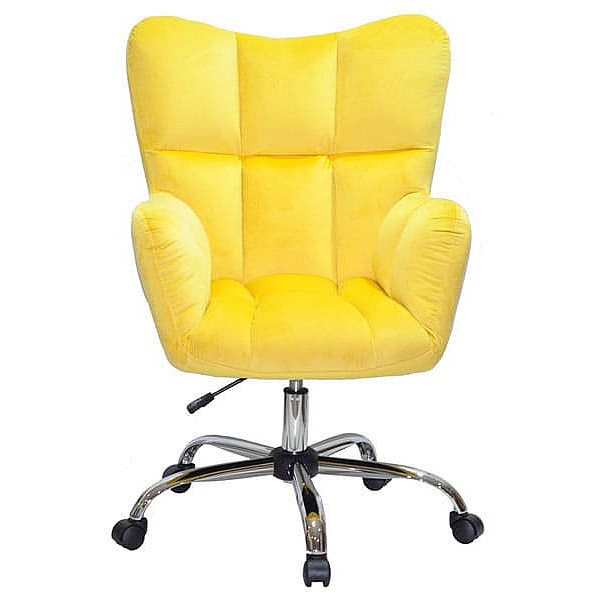 Кресло Onder Mebli OLIVER CH-Office Желтый B-1027 Бархат-0