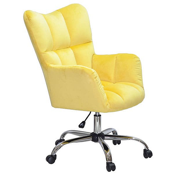 Кресло Onder Mebli OLIVER CH-Office Желтый B-1027 Бархат-1