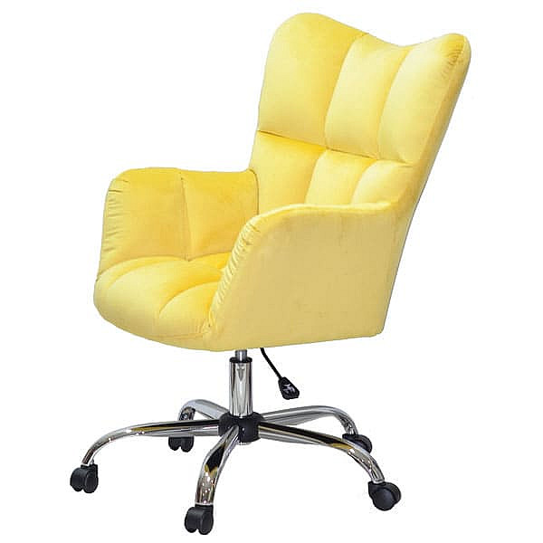 Кресло Onder Mebli OLIVER CH-Office Желтый B-1027 Бархат-2