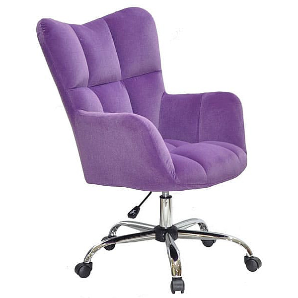 Кресло Onder Mebli OLIVER CH-Office Пурпур B-1013 Бархат-1