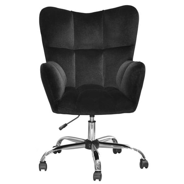 Кресло Onder Mebli OLIVER CH-Office Черный B-1011 Бархат-0