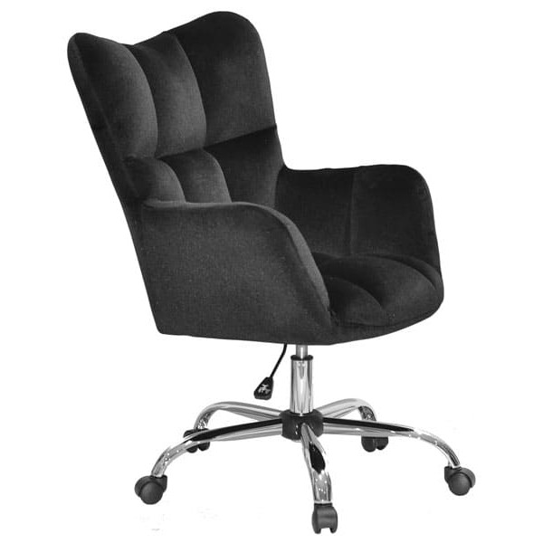 Кресло Onder Mebli OLIVER CH-Office Черный B-1011 Бархат-1