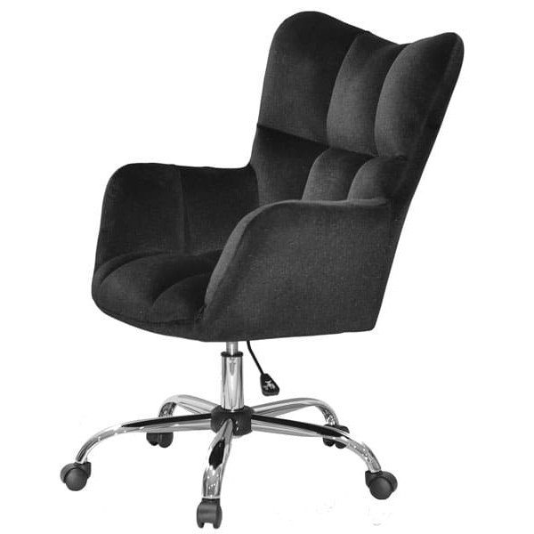 Кресло Onder Mebli OLIVER CH-Office Черный B-1011 Бархат-2