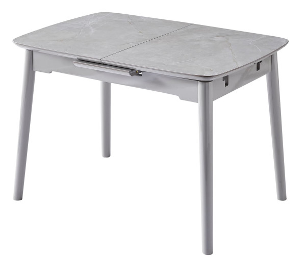 Керамический стол раскладной обеденный Onder Mebli Fox Серый глянец-2