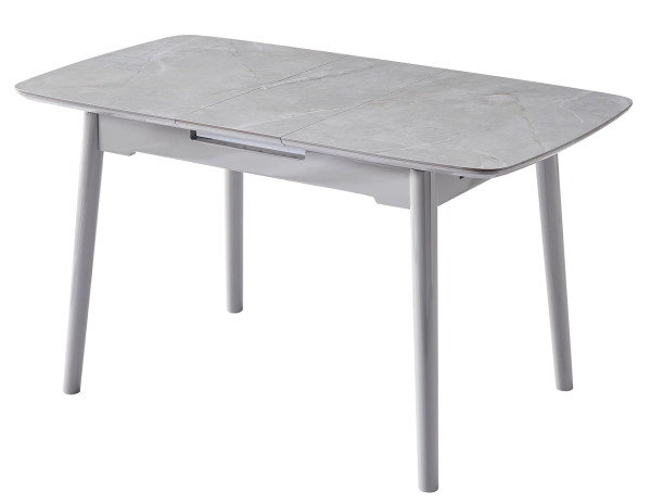 Керамический стол раскладной обеденный Onder Mebli Fox Серый глянец-0