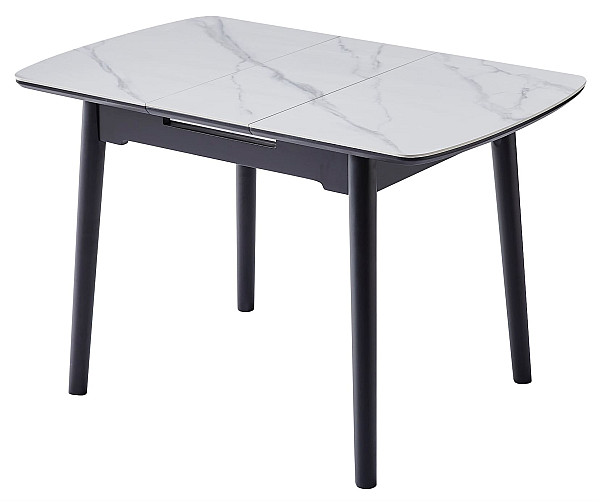 Керамический стол раскладной обеденный Onder Mebli Fox Белый-0