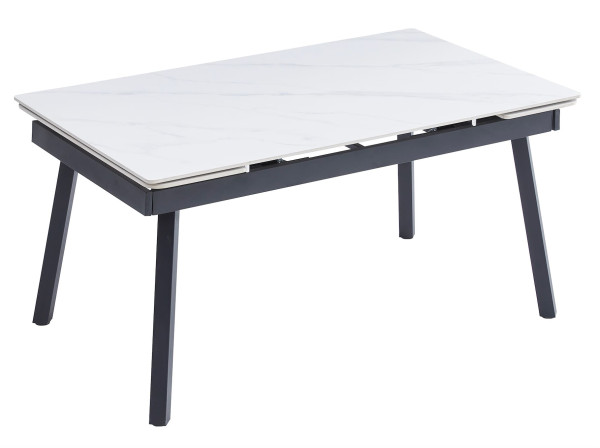 Керамический стол раскладной обеденный Onder Mebli London Белый глянец-0