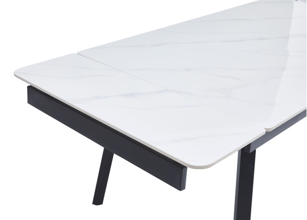 Керамический стол раскладной обеденный Onder Mebli London Белый глянец-6