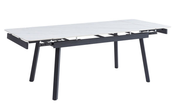 Керамический стол раскладной обеденный Onder Mebli London Белый глянец-3