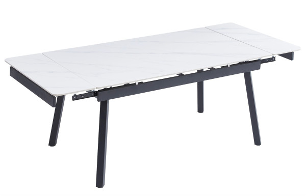 Керамический стол раскладной обеденный Onder Mebli London Белый глянец-4