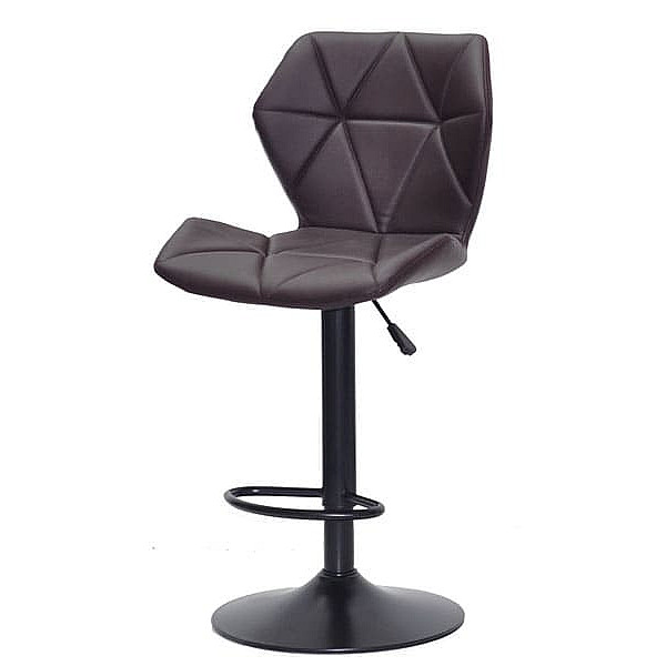 Барный стул Onder Mebli Torino BAR BK - BASE Коричневый 1015 Экокожа-1