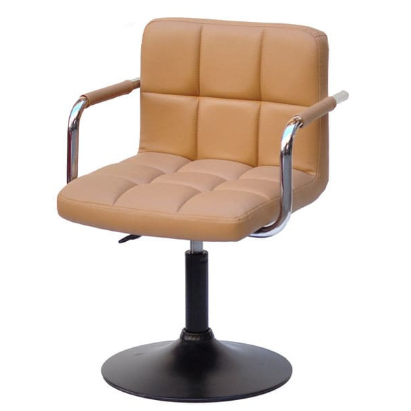 Стул Onder Mebli Arno-Arm BK-BASE Бежевый 1009 Экокожа-1