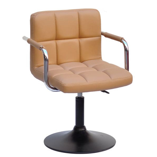 Стул Onder Mebli Arno-Arm BK-BASE Бежевый 1009 Экокожа-0
