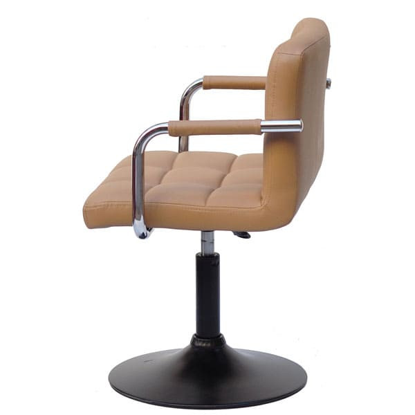 Стул Onder Mebli Arno-Arm BK-BASE Бежевый 1009 Экокожа-2