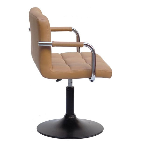Стул Onder Mebli Arno-Arm BK-BASE Бежевый 1009 Экокожа-3