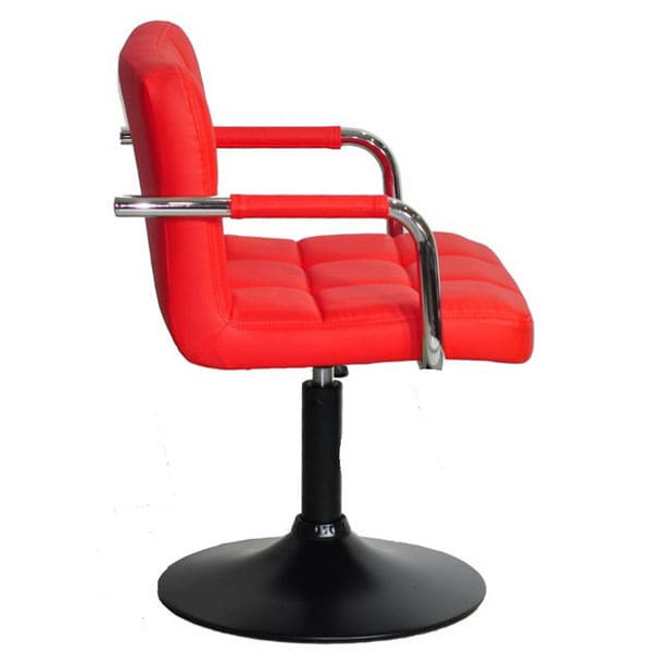 Стілець Onder Mebli Arno-Arm BK-BASE Червоний 1007-2