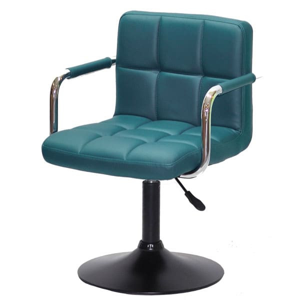 Стул Onder Mebli Arno-Arm BK-BASE Зеленый 1002 Экокожа-1