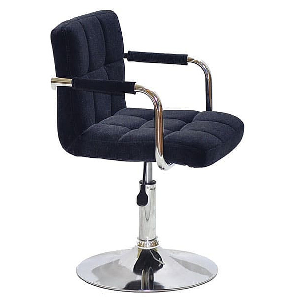 Стул Onder Mebli Arno-Arm CH-BASE Черный B-1011 Бархат-2