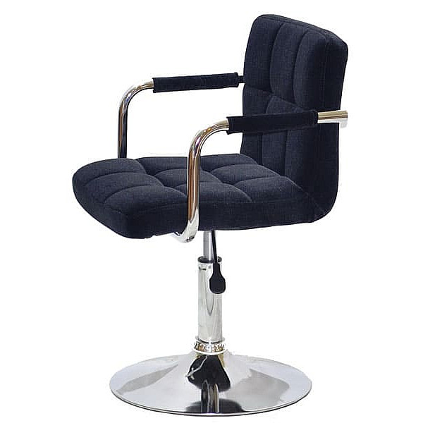 Стул Onder Mebli Arno-Arm CH-BASE Черный B-1011 Бархат-3