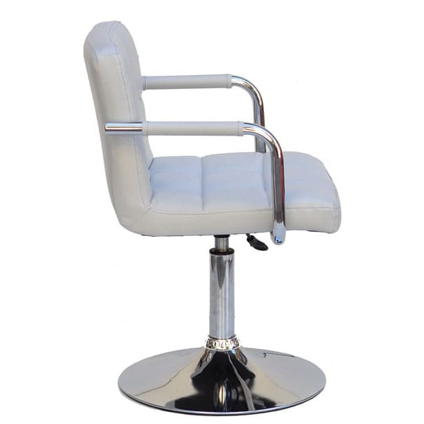 Стул Onder Mebli Arno-Arm CH-BASE Серый 1008 Экокожа-3