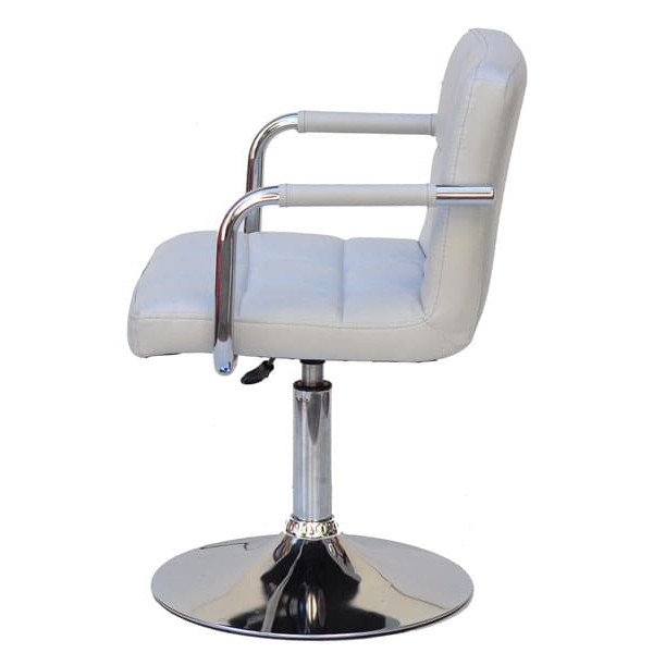 Стул Onder Mebli Arno-Arm CH-BASE Серый 1008 Экокожа-2