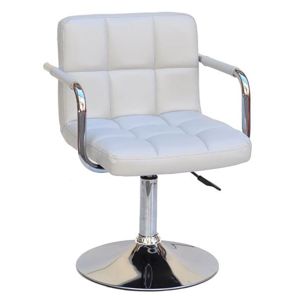 Стул Onder Mebli Arno-Arm CH-BASE Серый 1008 Экокожа-0