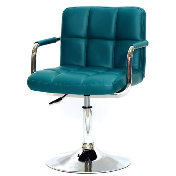 Стілець Onder Mebli Arno-Arm CH-BASE Зелений 1002 Екошкіра-1