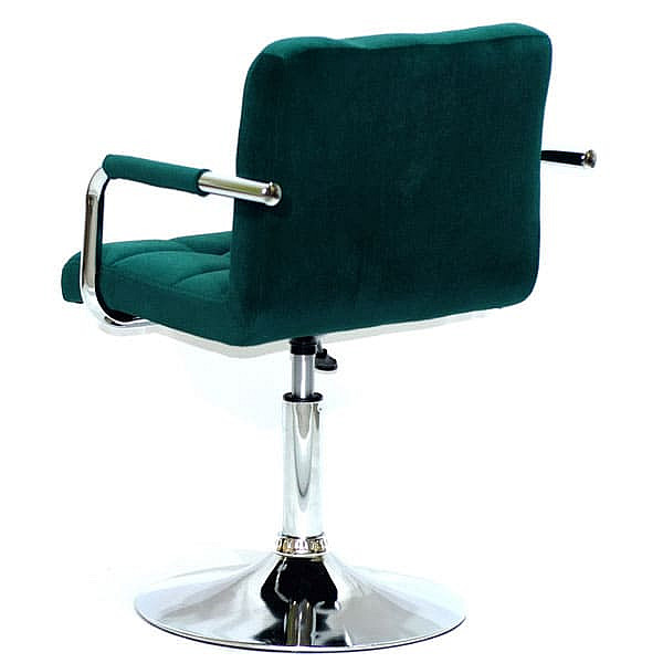 Стул Onder Mebli Arno-Arm CH-BASE Зеленый B-1003 Бархат-3