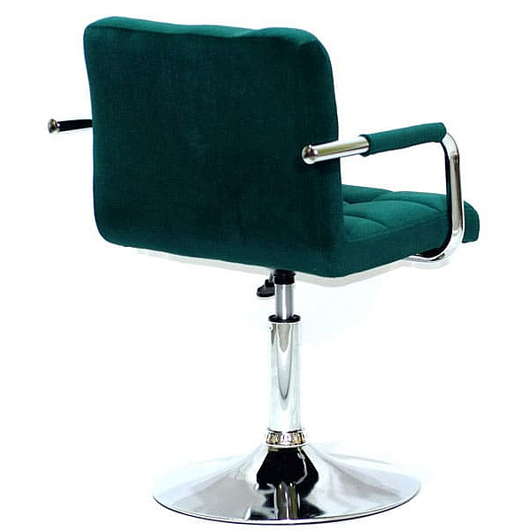 Стул Onder Mebli Arno-Arm CH-BASE Зеленый B-1003 Бархат-2