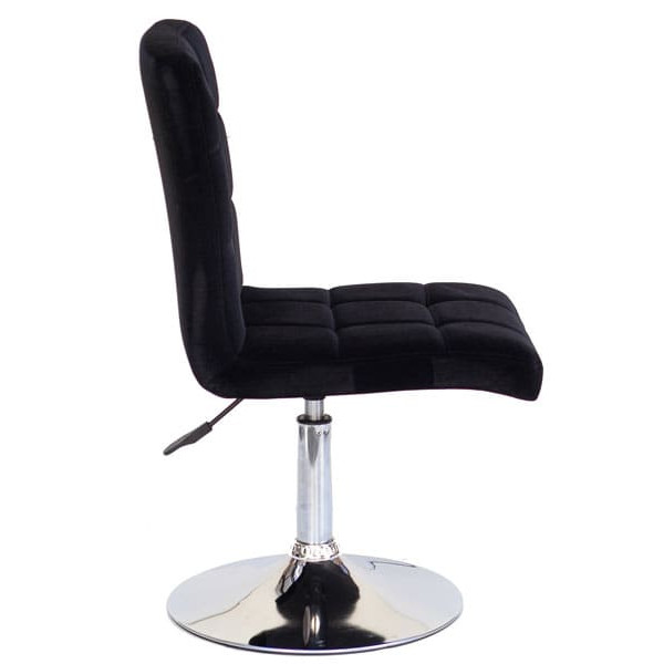 Стілець Onder Mebli Augusto CH-BASE Чорний B-1011 Оксамит-3