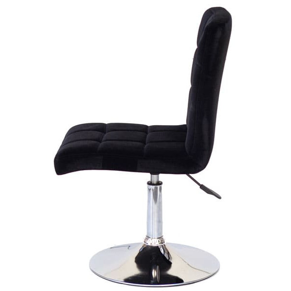 Стілець Onder Mebli Augusto CH-BASE Чорний B-1011 Оксамит-2