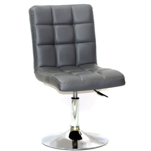 Стул Onder Mebli Augusto CH-BASE Серый 1001 Экокожа