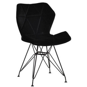 Стул Onder Mebli Greg BK-ML Черный B-1011 Бархат