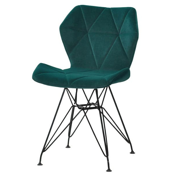 Стул Onder Mebli Greg BK-ML Зеленый B-1003 Бархат-1