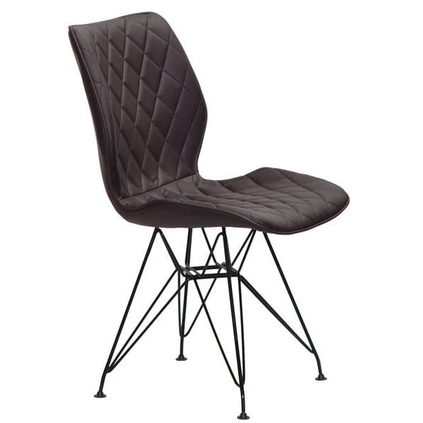 Стул Onder Mebli Nolan BK-ML Коричневый 1015 Экокожа-2