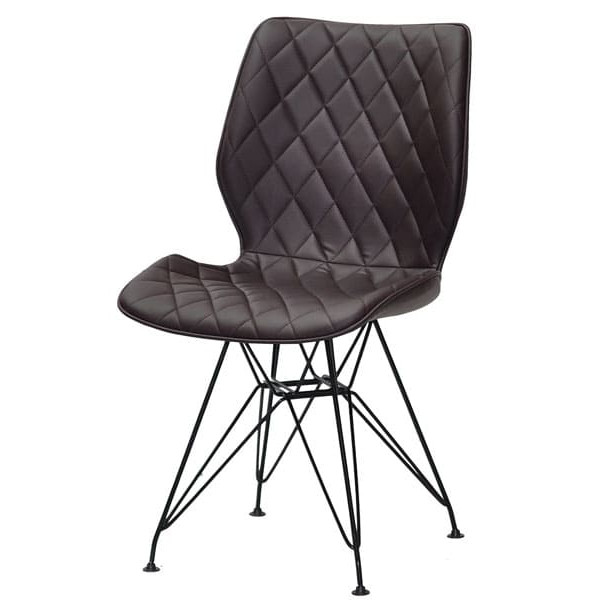 Стул Onder Mebli Nolan BK-ML Коричневый 1015 Экокожа-1