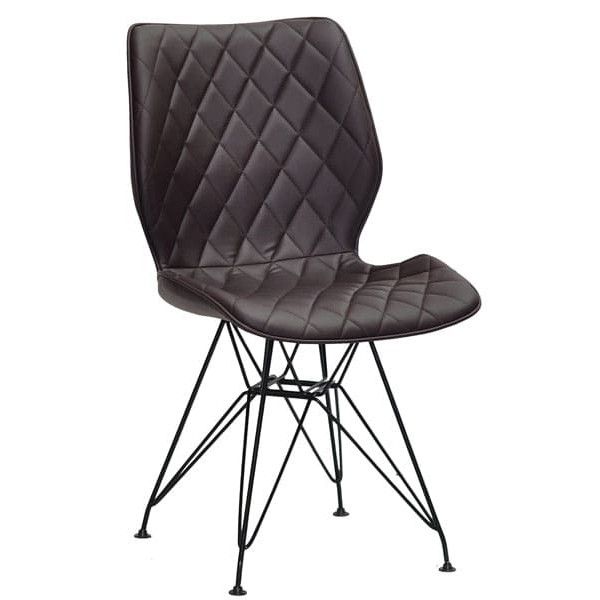 Стул Onder Mebli Nolan BK-ML Коричневый 1015 Экокожа-0