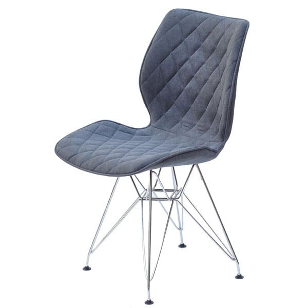 Стілець Onder Mebli Nolan CH-ML Світло-сірий SH-1 Шеніл-2